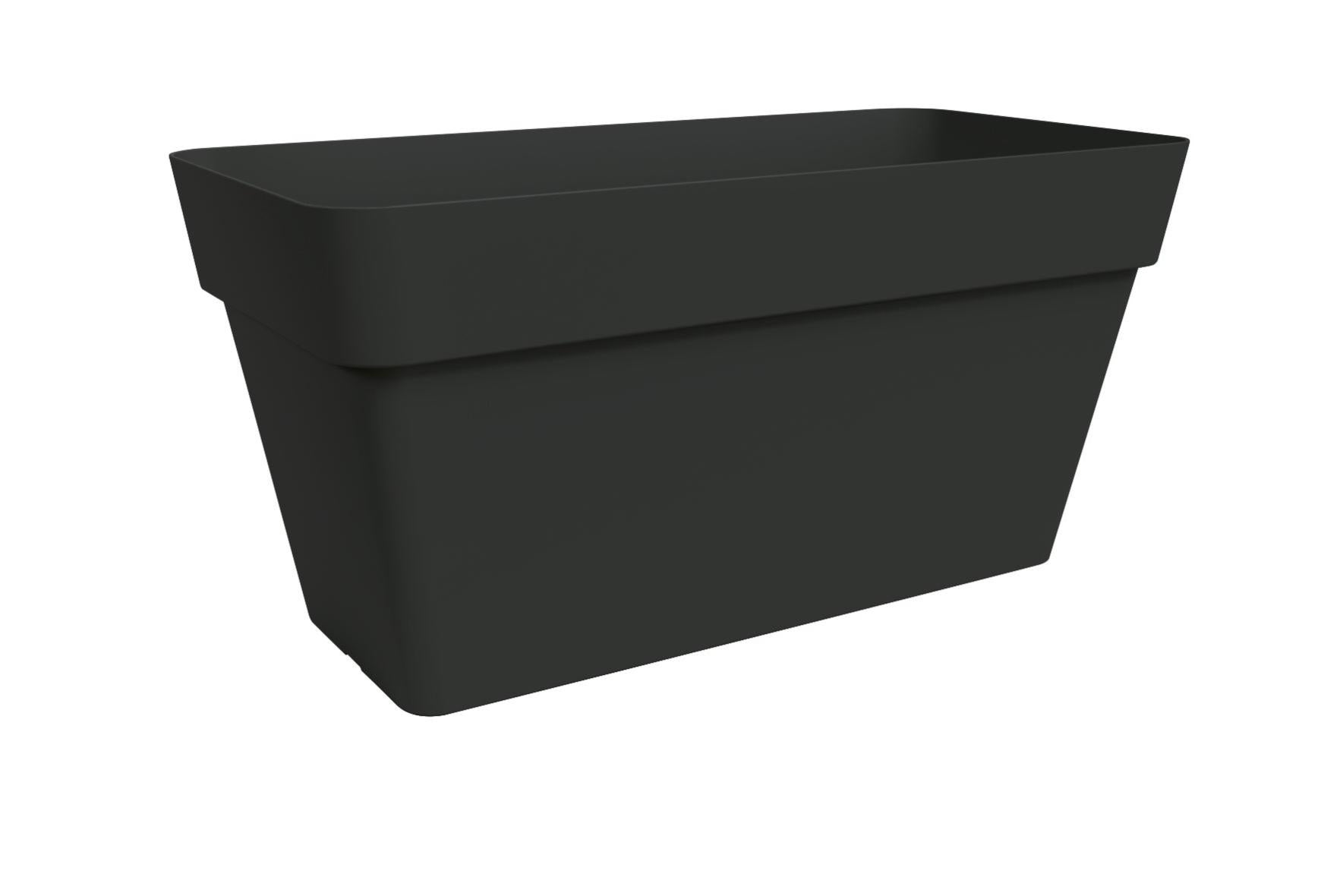 Nicoli Vaso Slim Arkè Antracite 33cm - Coprivaso In Polipropilene Made In Italy, 20,3L
