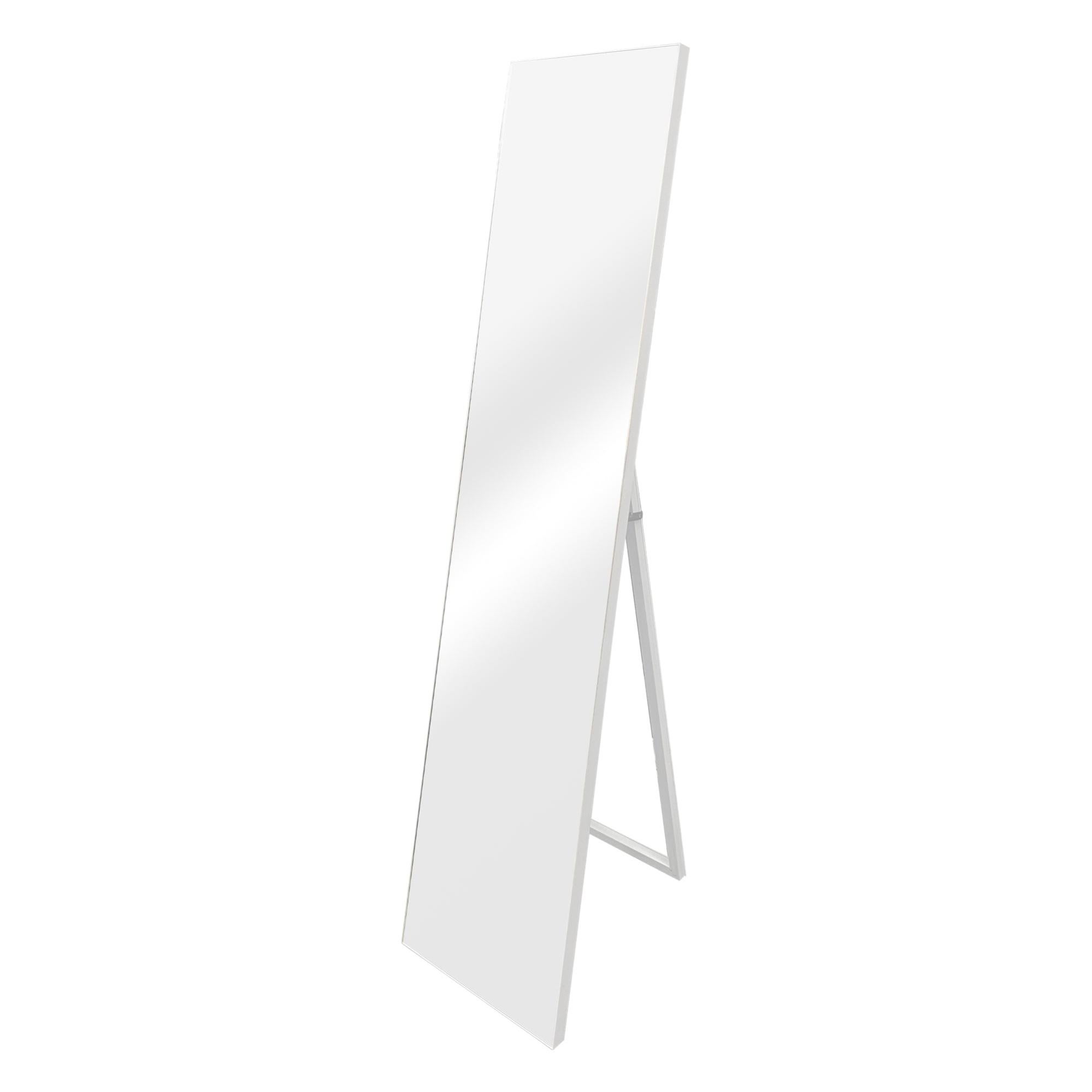 Miroir sur pied Barletta psyché inclinable 150 x 35 cm blanc - Maison