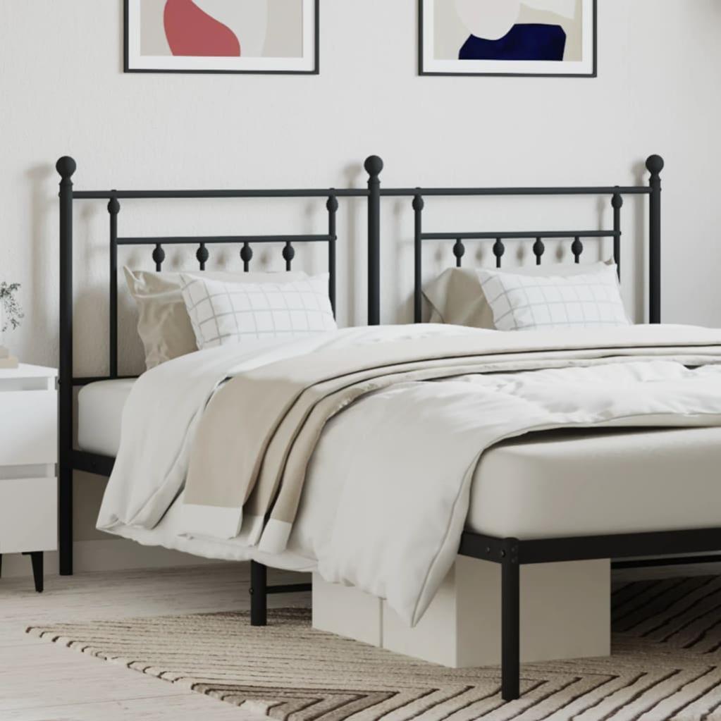 Tête de lit métal noir 193 cm - Tête De Lit - Tête De Lit Métal - Tête