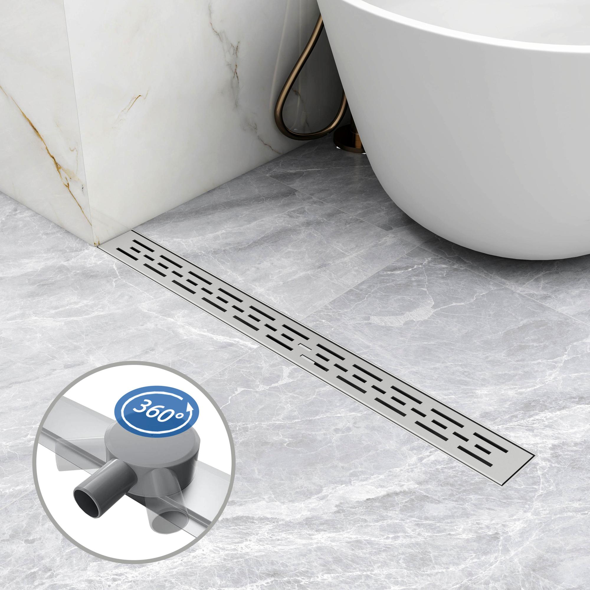 Tamis De Douche En Acier Inoxydable 304 - Diamètre 11,8 Cm - Avec Joint Silicone Antidérapant - Pour évier, Douche, Cuisine