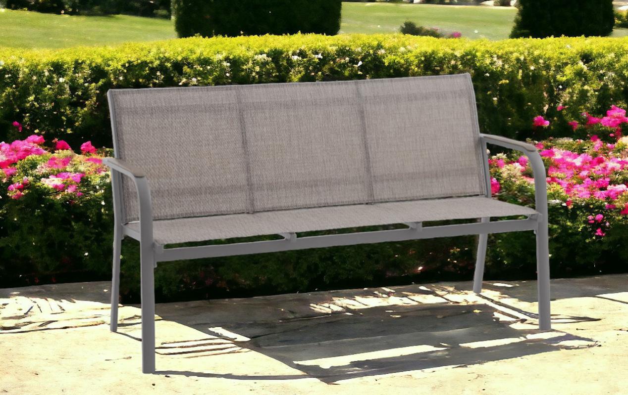 Banc de jardin aluminium Marti beige Creador® | Leroy Merlin