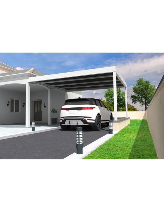 Pergola HAPESIRE Isotoit® 6,26x3,50m (Blanc)