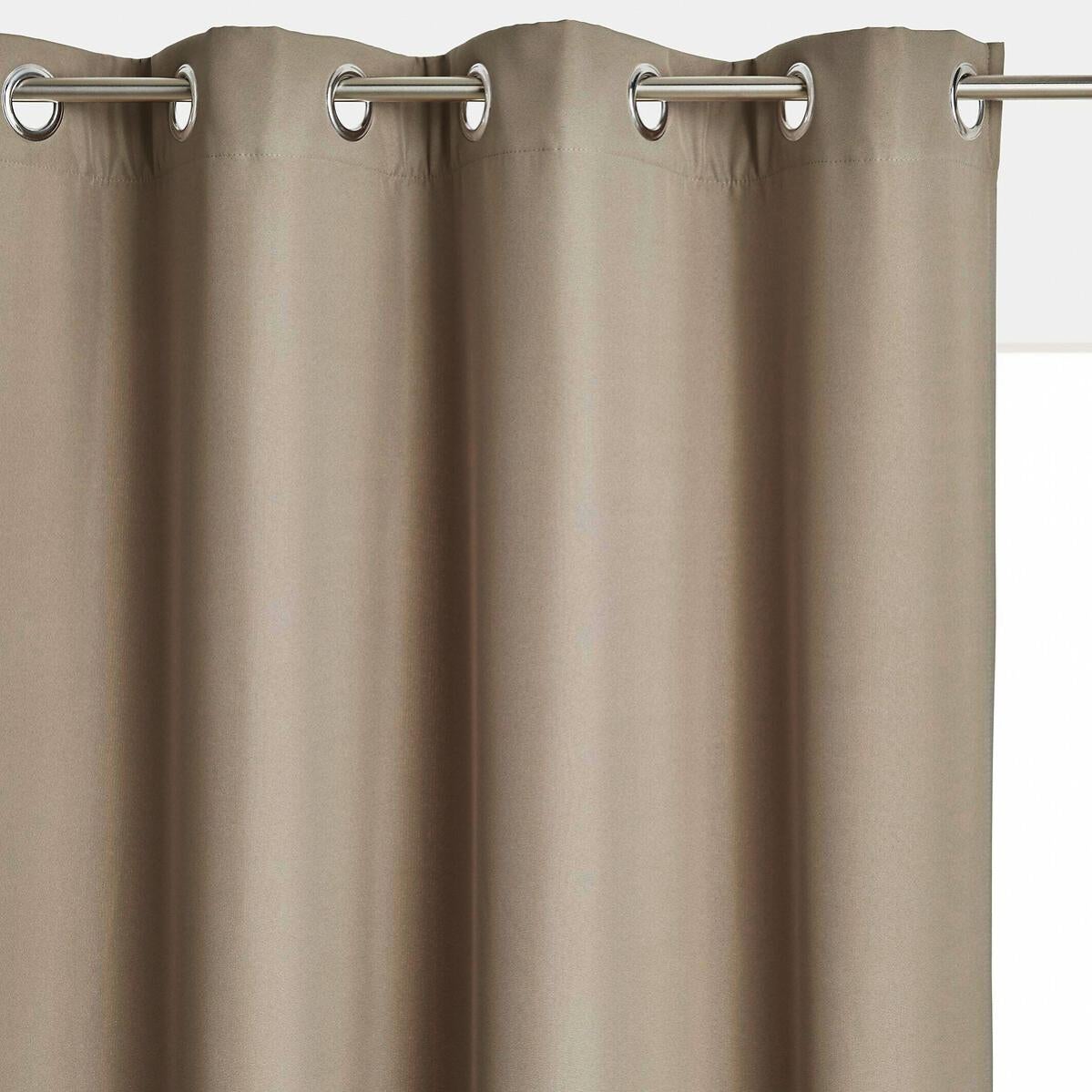 Rideau radiateur thermique, Tobison Taupe 180 x 140 cm Leroy Merlin
