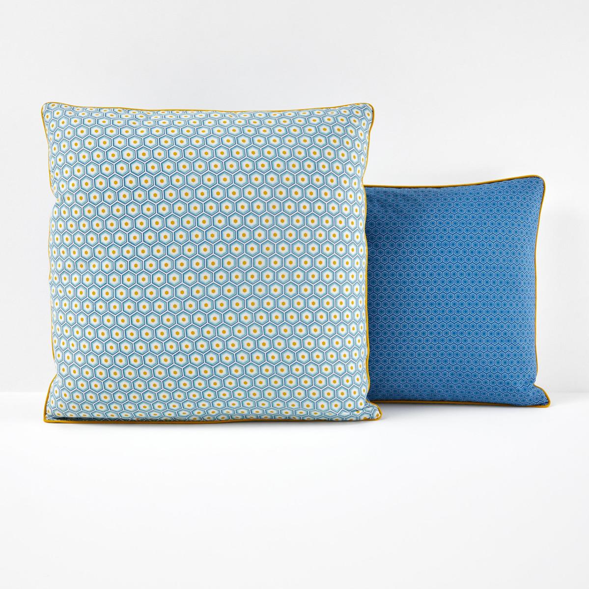 2 Taies D'Oreiller 50x70cm Bleu Turquoise - 100% Coton 57 Fils/cm² - Qualité OEKO-TEX