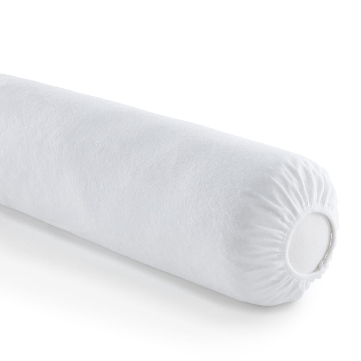 Sous-Taie De Traversin Fermée Nuit Des Vosges – Molleton Coton Absorbant, Blanc, 22 X 140 Cm – Fabrication Française