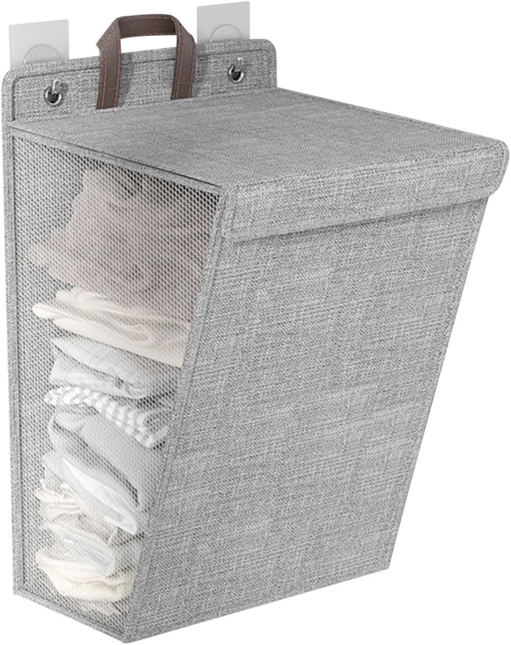 Lot De 4 Sacs De Rangement Suspendus En Lin - Pliables, Avec Crochets En S, Pour Jouets, Bureau, Organisation Sacs Toile Avec Crochets S Pour Porte Lot De 4 Sacs De Rangement Suspendus En Lin - Pliables, Avec Crochets En S, Pour Jouets, Bureau, Organisation Sacs Toile Avec Crochets S Pour Porte