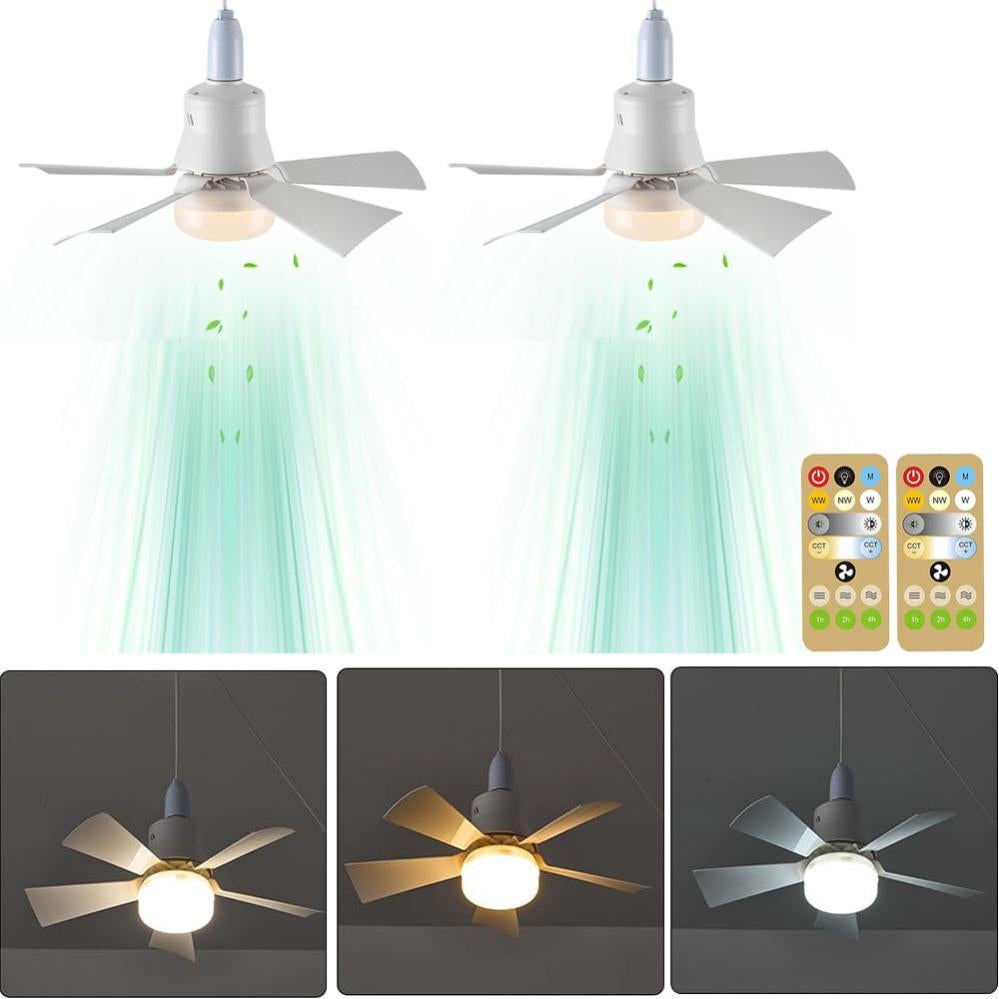 Cfg Ventilatore Soffitto, Antigua 70w, Illuminazione Led E27, 3