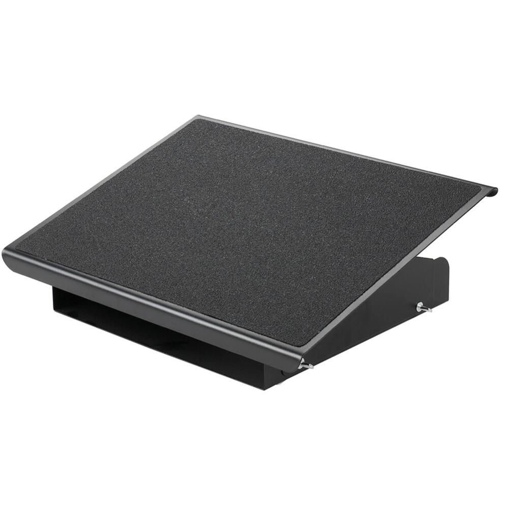 Repose-Pieds Ergonomique Q-Connect - Réglable Et Massant - 43x32x10.5 Cm - Noir