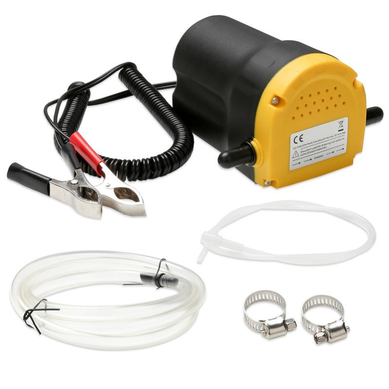 LEMOTO Pompe Diesel 12V 80W - Pompe Électrique Vidange Huile Moteur Transfert Fluide