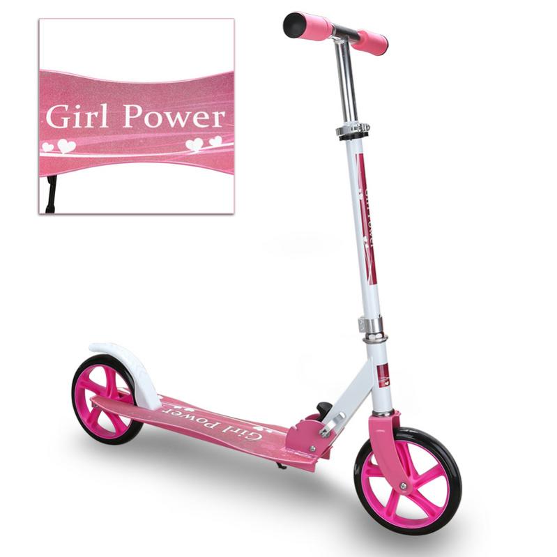 Arebos Trottinette Cityroller Scooter réglable en Hauteur | Pliable