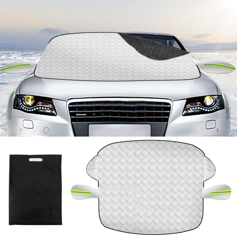 Housse Pare-Brise Magnétique Universelle - Protection Anti-Gel, Neige Et UV Pour Voiture | Avec Sac De Rangement