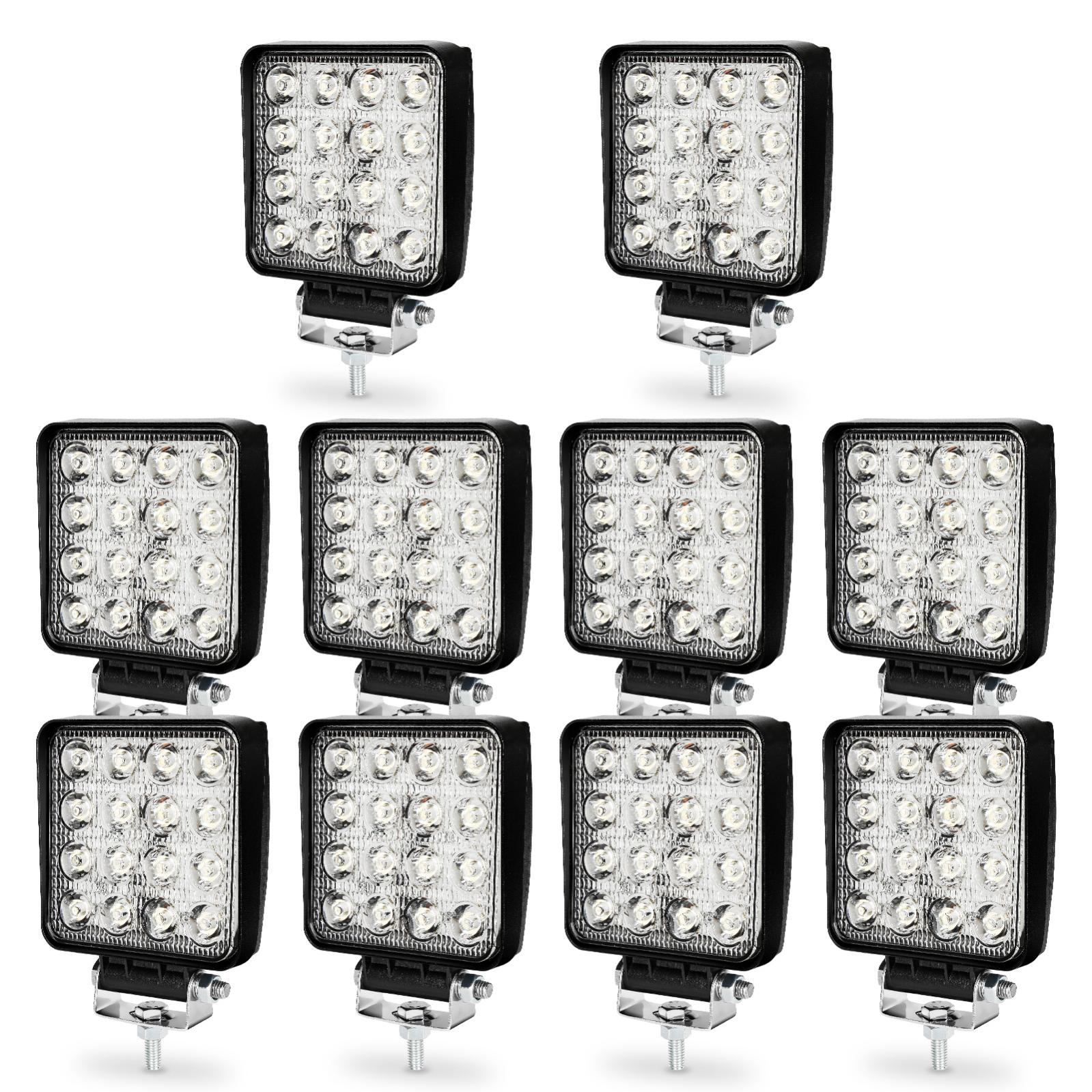 Phare De Travail LED 4,3 Pouces 140W - Pour Camion, Tracteur, Bateau, 4x4 - Étanche IP67 - Faisceau Spot Puissant