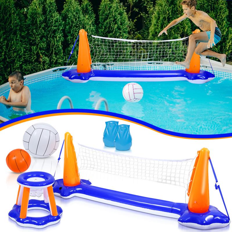 FOSUBOO Jouet de Piscine pour Adultes et Enfants - Jeux d'eau Flottant - Panier de Basket-Ball - Accessoire de Piscine Amusant (2 balles de Basket en FOSUBOO Jouet de Piscine pour Adultes et Enfants - Jeux d'eau Flottant - Panier de Basket-Ball - Accessoire de Piscine Amusant (2 balles de Basket en