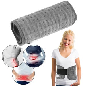Ceinture Chauffante Et Massante Pour Lombaires - 3 Modes, 2 Niveaux, Chaleur Infrarouge - Alimentation 12V (adaptateur Fourni)