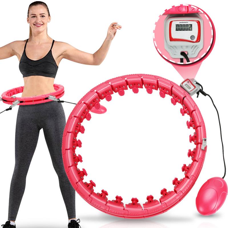 Hula Hoop Pour Adulte Solulife – 24 Pièces – Massage Et Minceur – Noir – Neuf