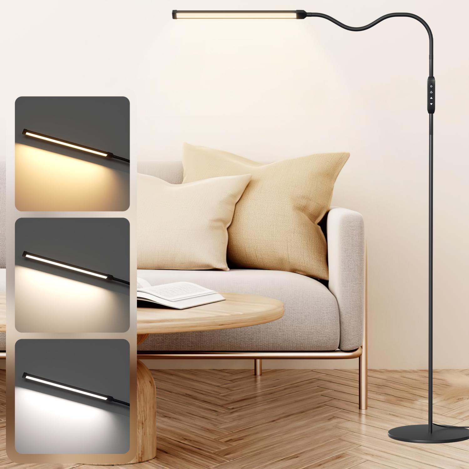 Lumière enterrée Bureau Cou Flexible LED Dimmable Salon Liseuse Lumière