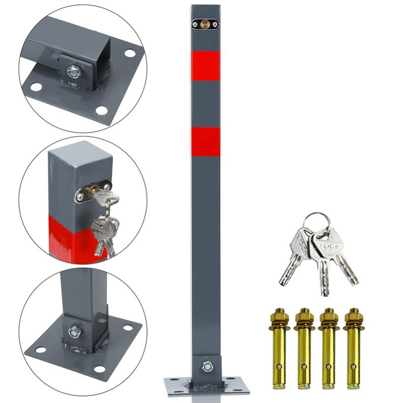 Set 3 Paletti Delimitazione Parcheggio DMS Con 2 Catene 2mt - Dissuasori Per Aree Di Sosta - Foto 4