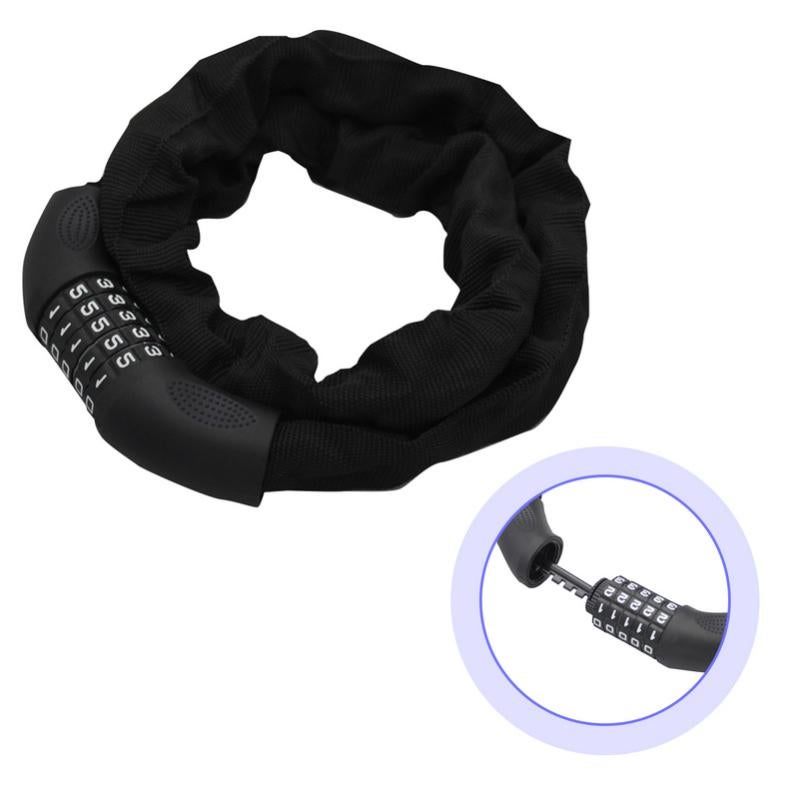 IGOOICS Lucchetto Per Bici Pieghevole, Lucchetto Antifurto Portatile Per Biciclette E Scooter - Foto 10