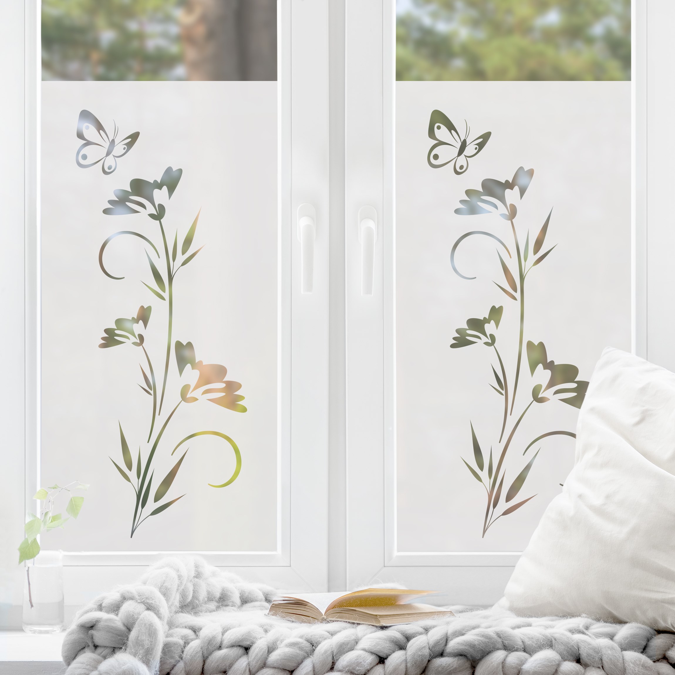 Lámina ventana vinilo privacidad 60 x 90 cm vinilo ventanas intimidad estático vinilo opaco esmerilado 87 baño cocina dormitorio salón