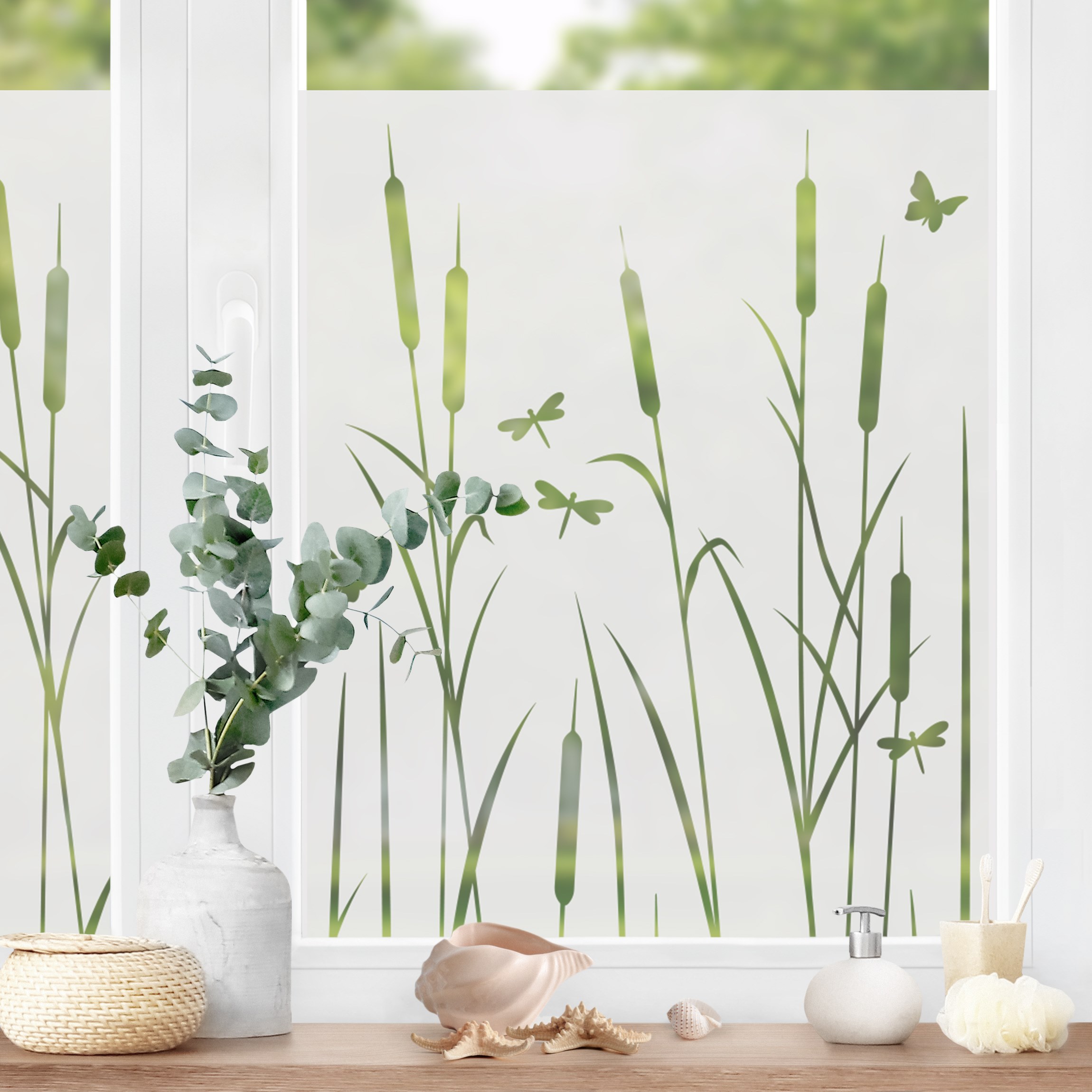 Lámina ventana vinilo privacidad ventana 80 x 60 cm vinilo ventanas intimidad estático vinilo opaco para cristal esmerilado 124 baño