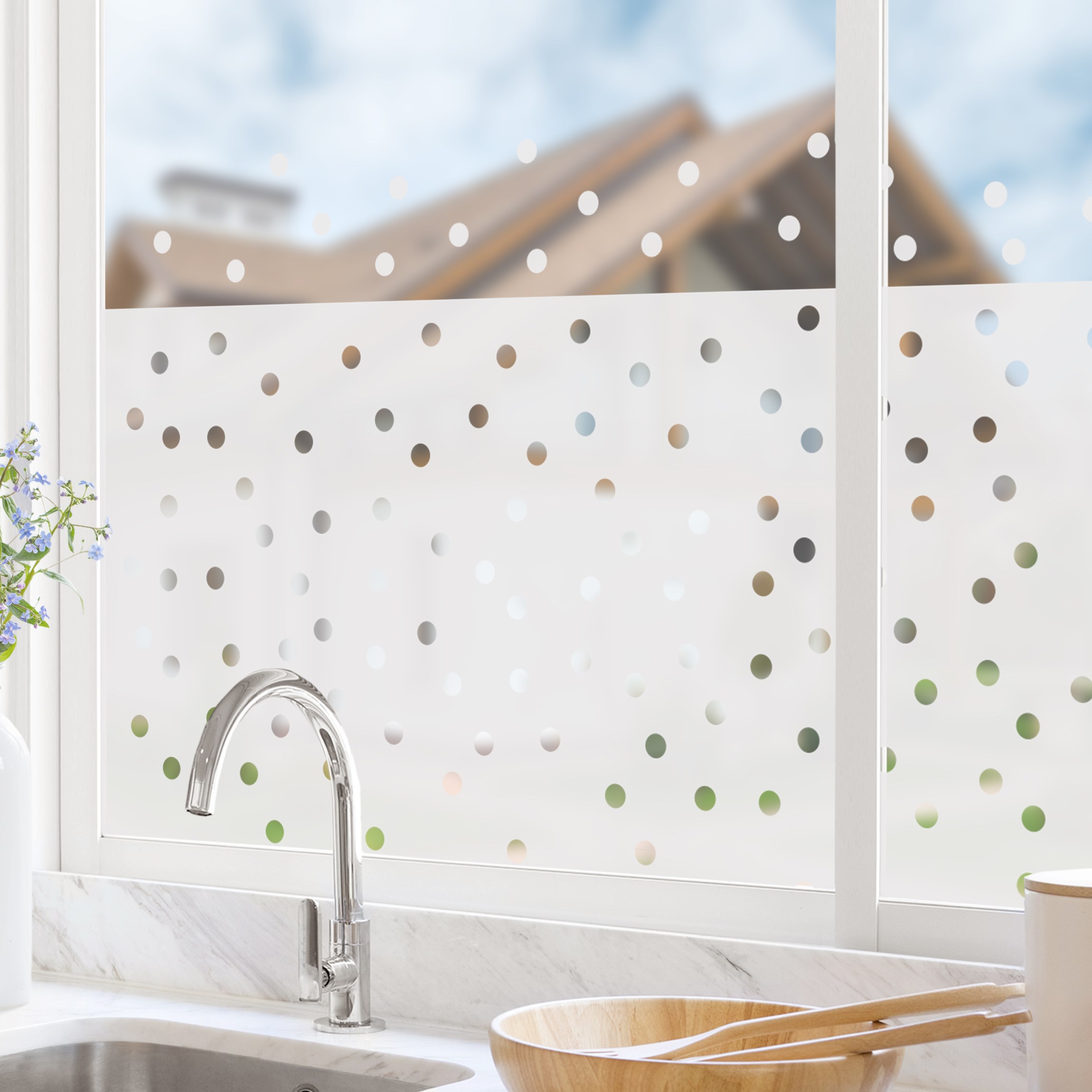 Lámina para ventana vinilo privacidad ventana 120 x 60 cm vinilo estático para cristales vinilo opaco ventana esmerilado 122 baño