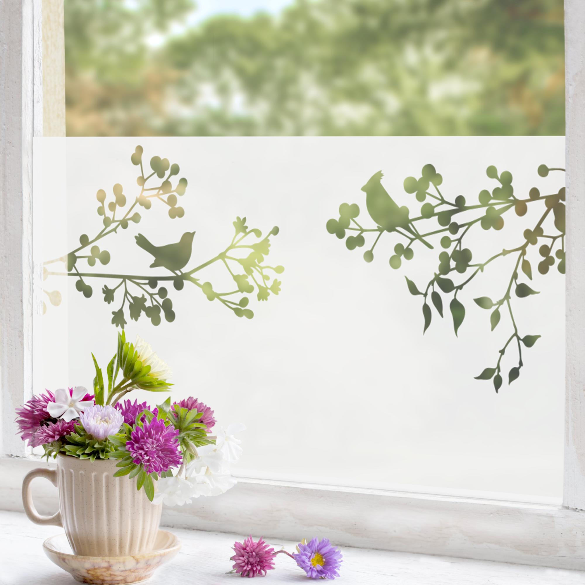 Centrotavola Runner In Puro Cotone Country Beties Uccelli - 40x150 Cm, Colore Pietra - Lavabile In Lavatrice