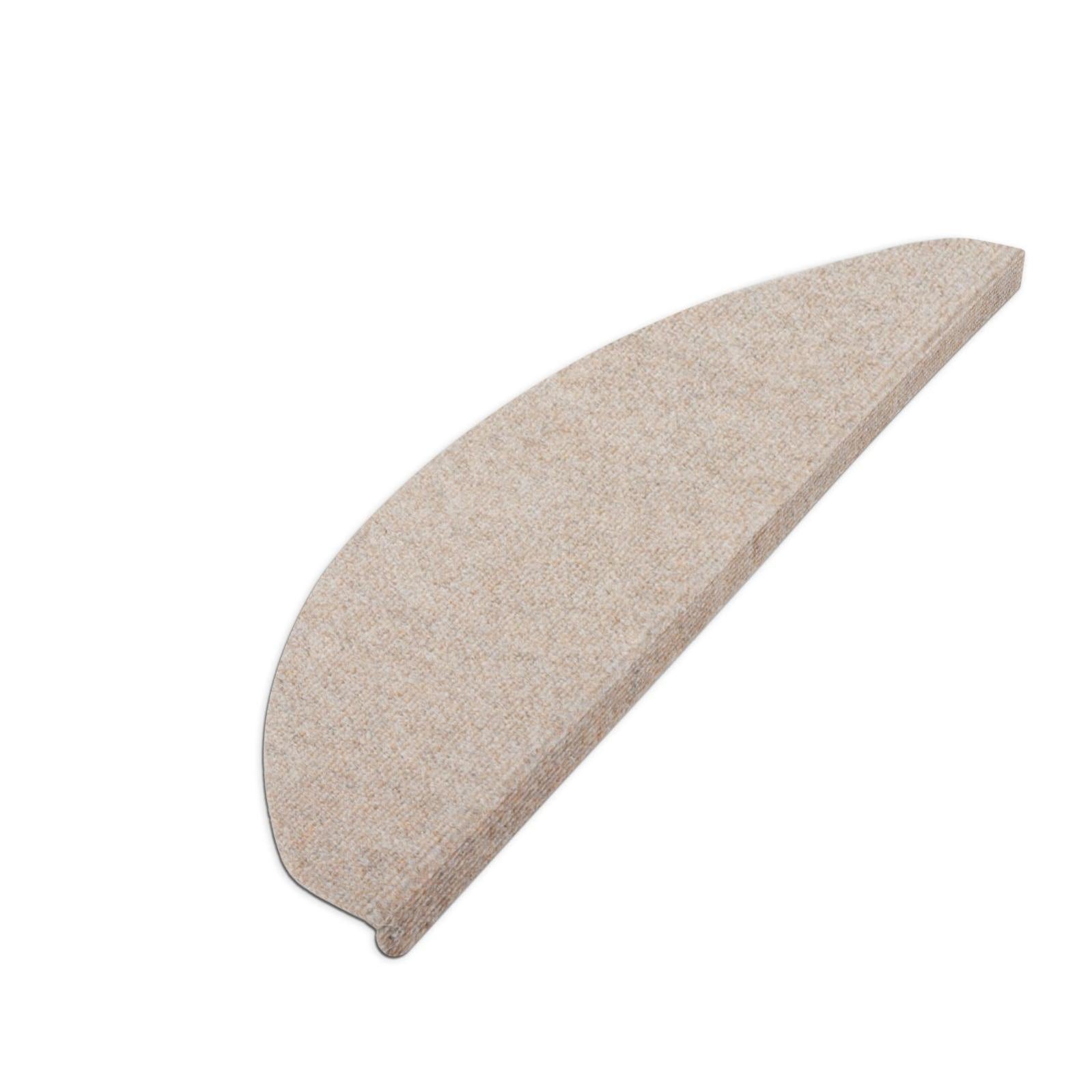 KARAT >Tapis D'escalier Dynasty Velours Marron Demi-circulaire 19 X 56 Cm | Leroy Merlin