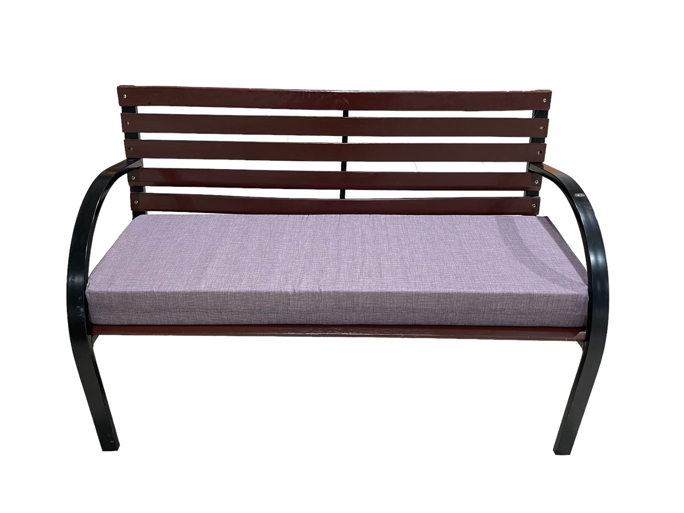 Tienda eurasia - cojin para banco, funda lavable, relleno de esponja, interior y exterior, 100x40x10 cm, gris