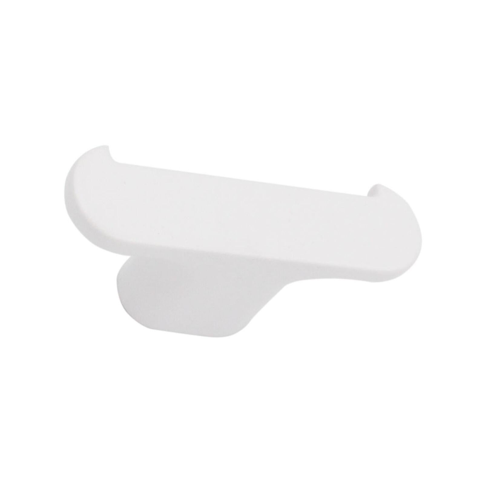 Merriway BH01126 Ganci Appendiabiti Cromati, Bianco, Set di 2 Pezzi