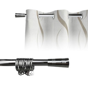 Set Di 10 Fermi A T Per Tende Camper - Bianchi, Per Binari A T, Diametro 13 Mm