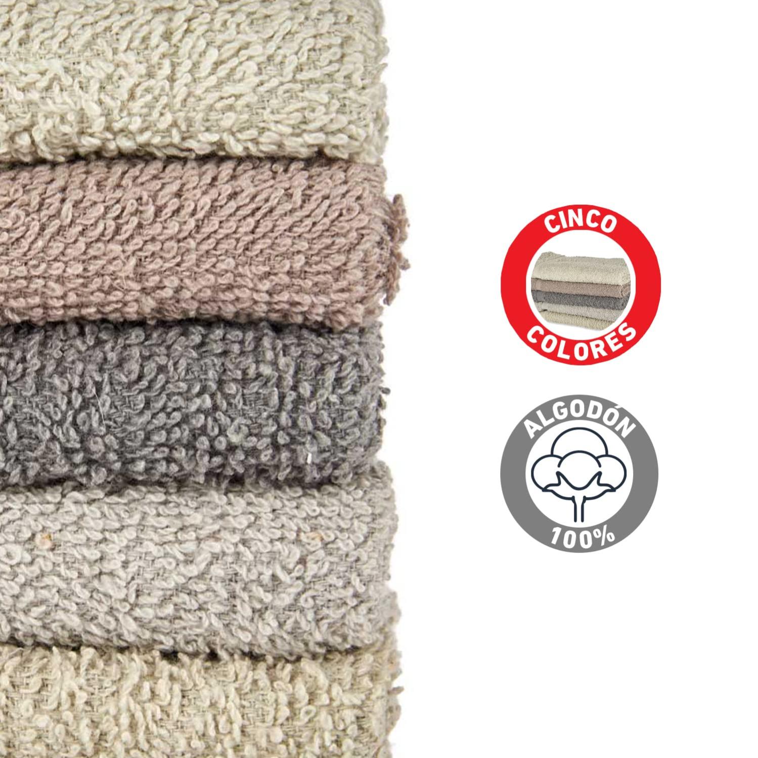 TIENDA EURASIA - Pack de 5 Trapos Cocina, 50x51,5x0,5 cm, 100% Rizo Algodón 400gr, Gris - 2