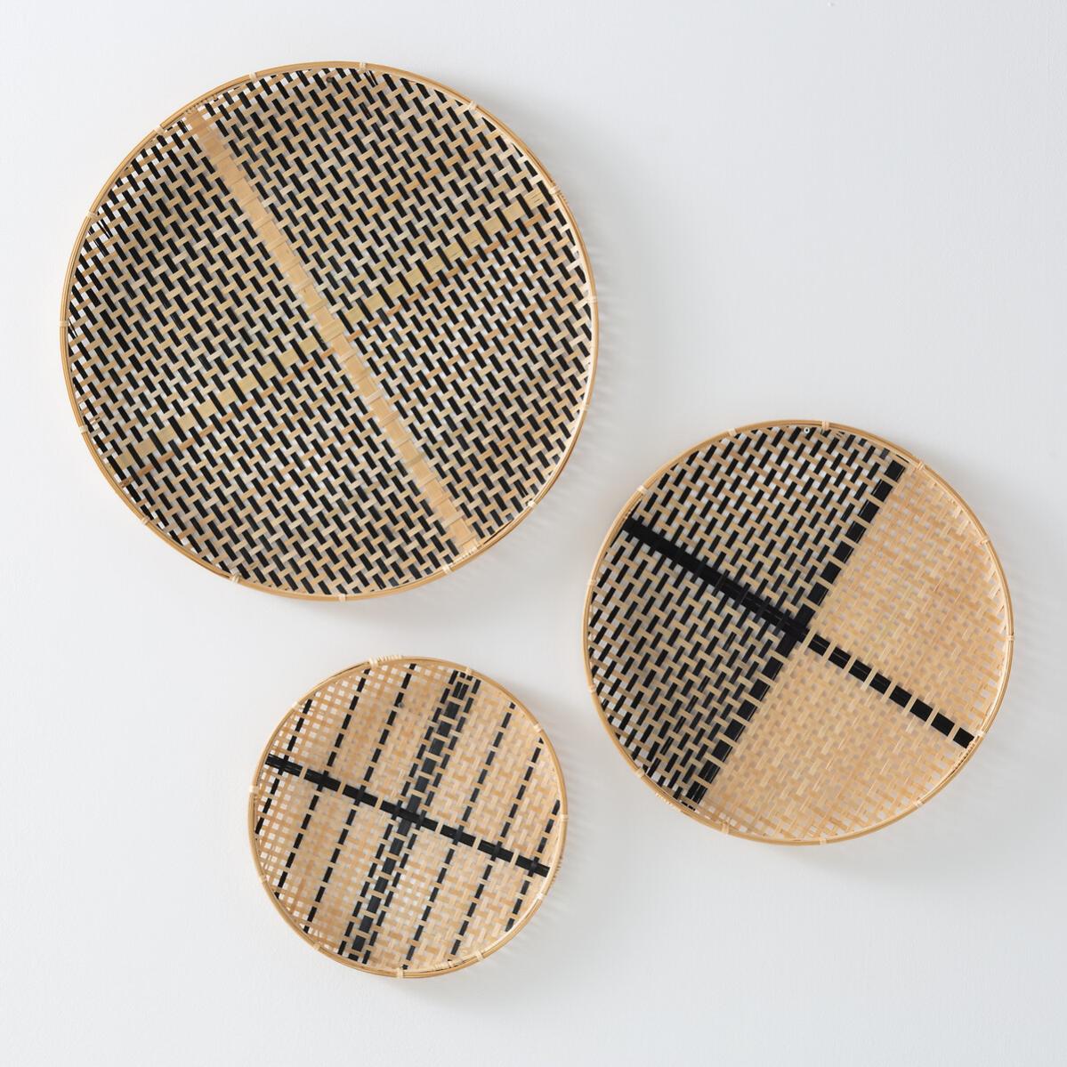 Lot De 3 Décorations Murales Métal Doré - Sculptures Abstraites Minimalistes 40x27 Cm Pour Intérieur