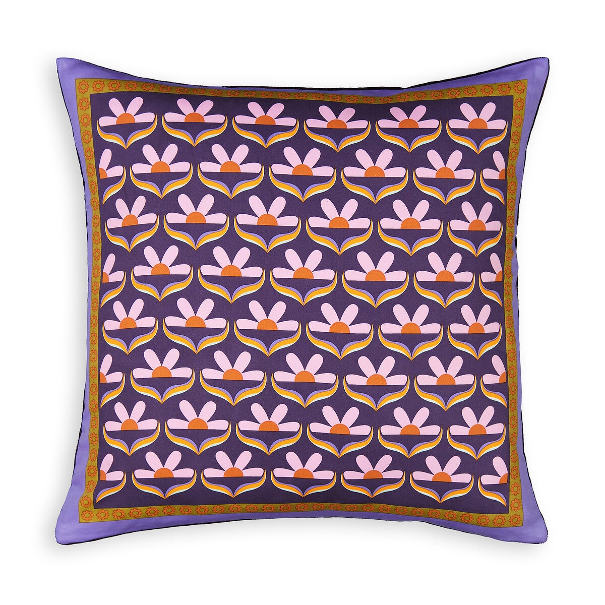 Housse De Coussin 45x45 Cm, Gioco - Violet - 45 X 45 Cm | Leroy Merlin