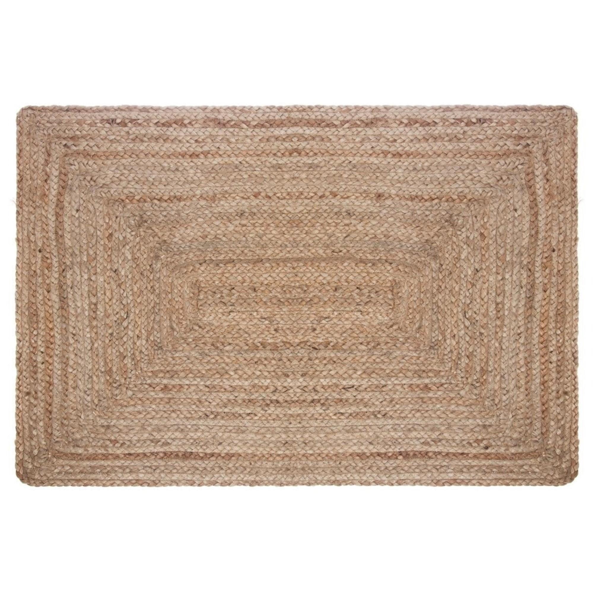 Scalpers home alfombra de yute natural 60x90 cm, color beige
