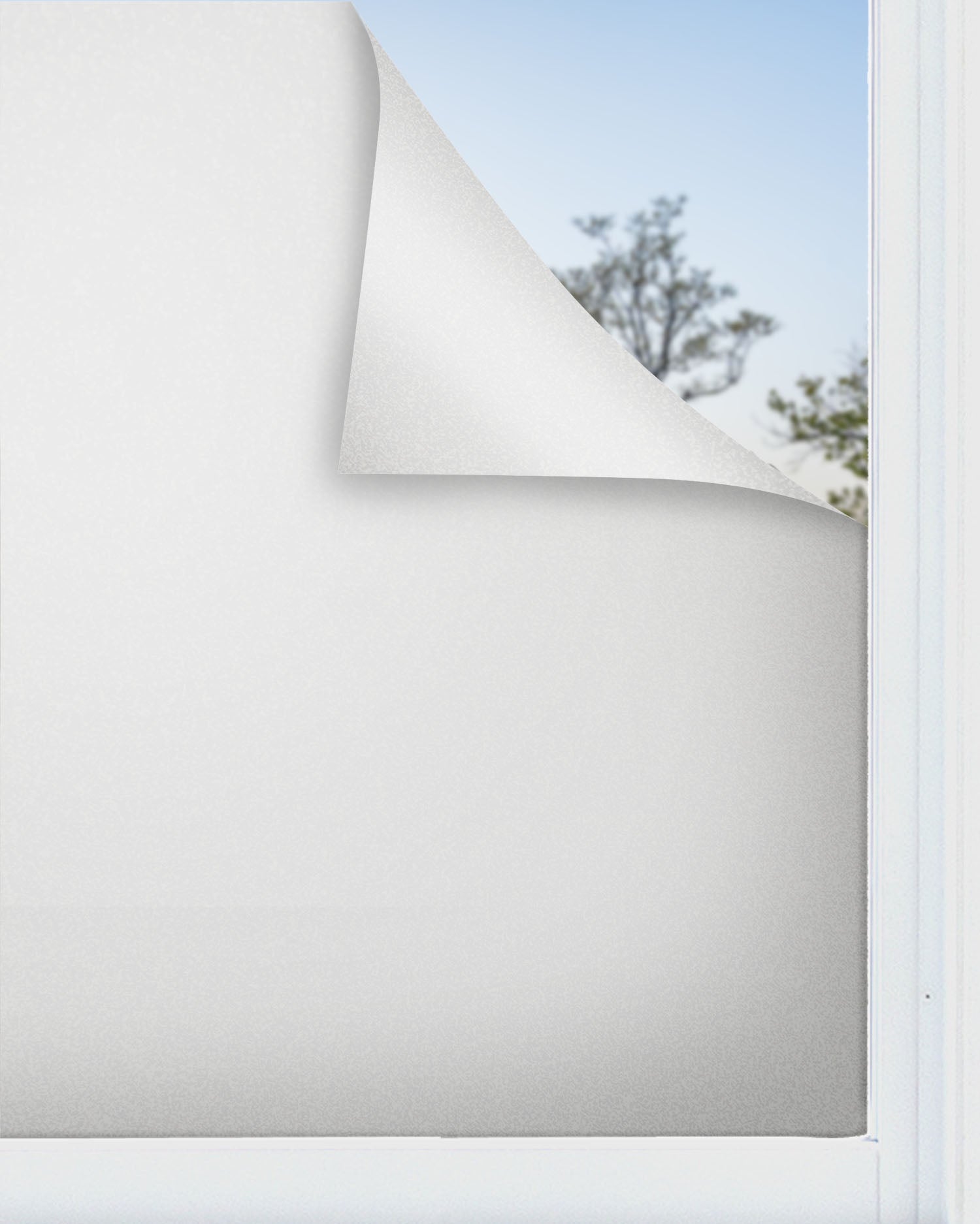 Panorama vinilo para ventanas adhesivo gris 120x200 cm - vinilos adhesivo para cristal - pegatina opaca - vinilo translúcido