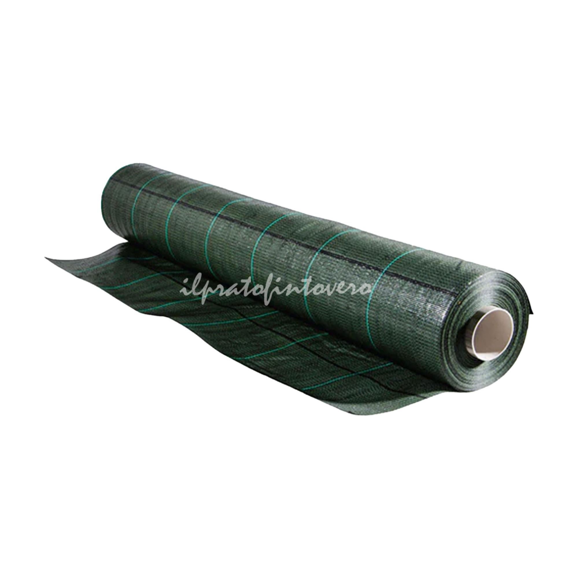 Telo Pacciamatura Polietilene 200cm X 10mt - Fondo Per Prato Sintetico