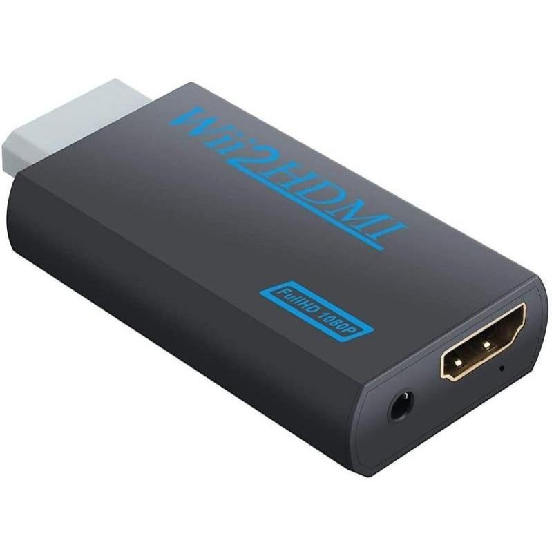 FENGRUI Adattatore Wii To HDMI Con Cavo 1m - Convertitore Per Giochi Retrò, Uscita 1080p/720p Con Jack Audio 3.5mm - 5