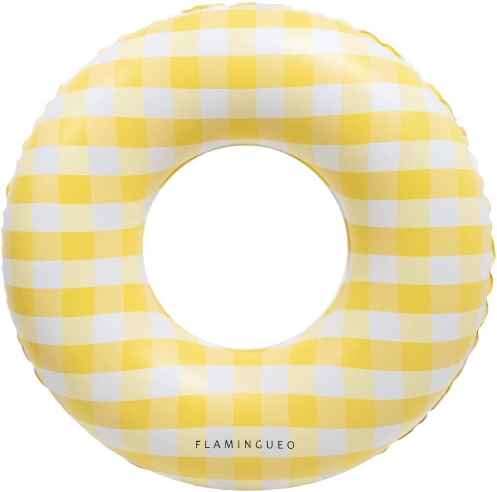 Flamingueo Bouee Piscine PVC Vichy Jaune | Leroy Merlin Flamingueo Bouee Piscine PVC Vichy Jaune | Leroy Merlin