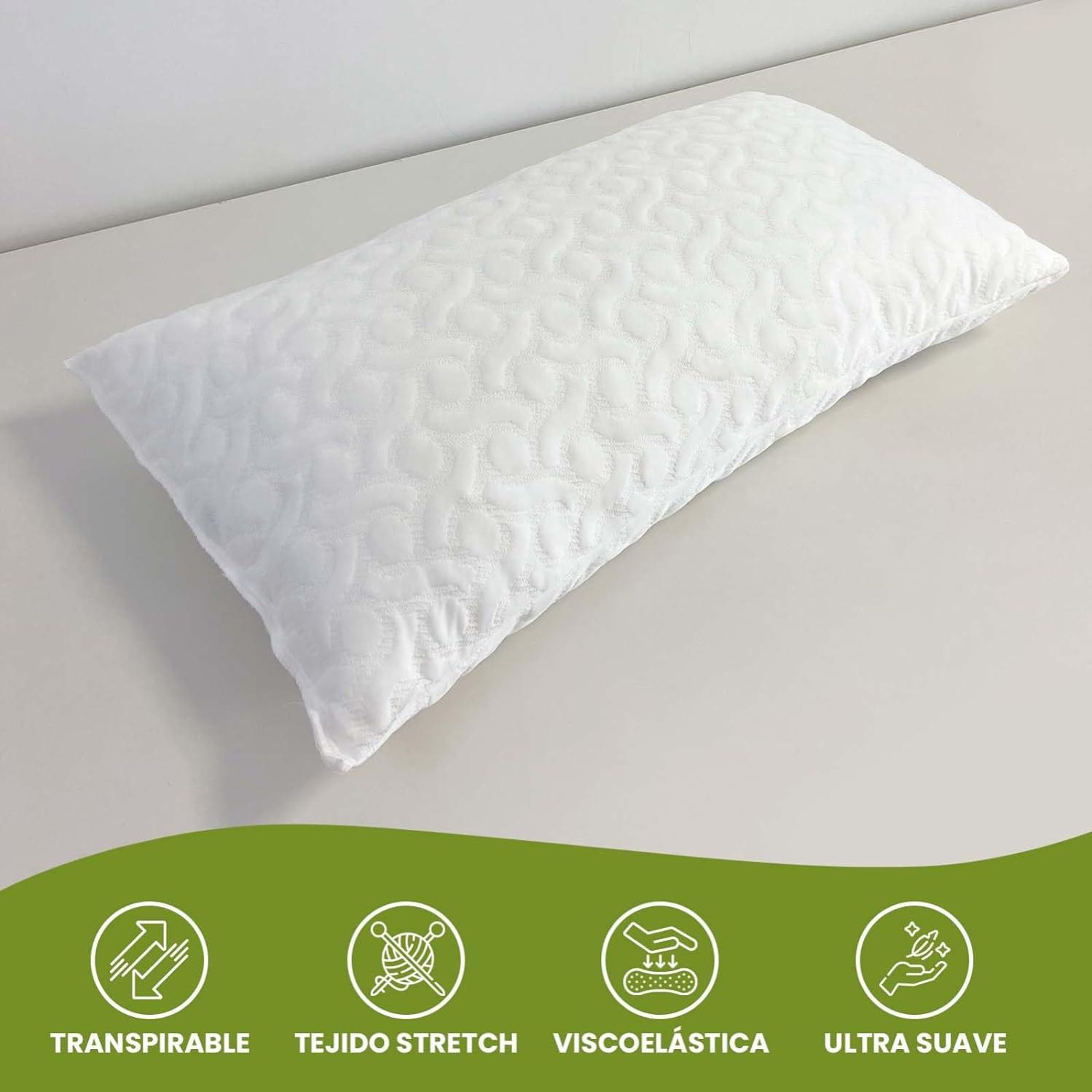 Almohada Viscoelástica Fravega Almohadas Almohada Cervical La