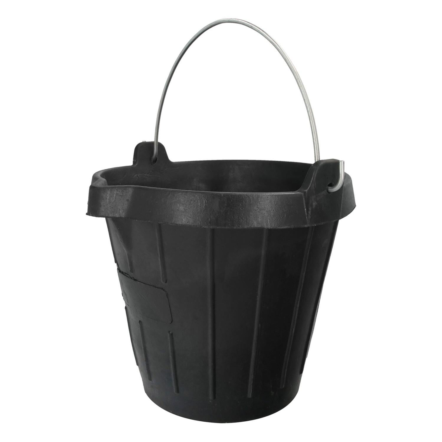 Cubo In Gomma Obra Italiano 10 Litri - Secchio Pieghevole Wolfpack Per Campeggio E Outdoor