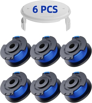 Bobine Di Ricambio Per Decespugliatore Ryobi - 4 Pezzi + 1 Tappo, Compatibili Con Modelli 18V-40V - Foto 7