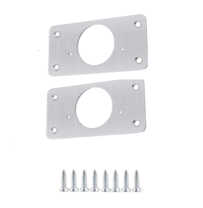 Kit Riparazione Cerniere Per Mobili - 8 Piastre In Acciaio Con Viti Per Armadi E Cucine - Foto 6