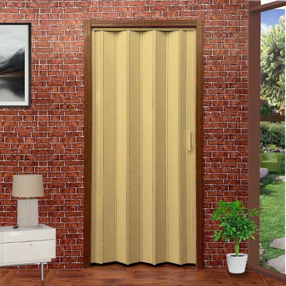 Porta A Soffietto Fai Da Te Lorella - Kit Taglio E Assemblaggio, Altezza 220cm, Larghezze Da 82 A 145cm, 9 Colori - Foto 7