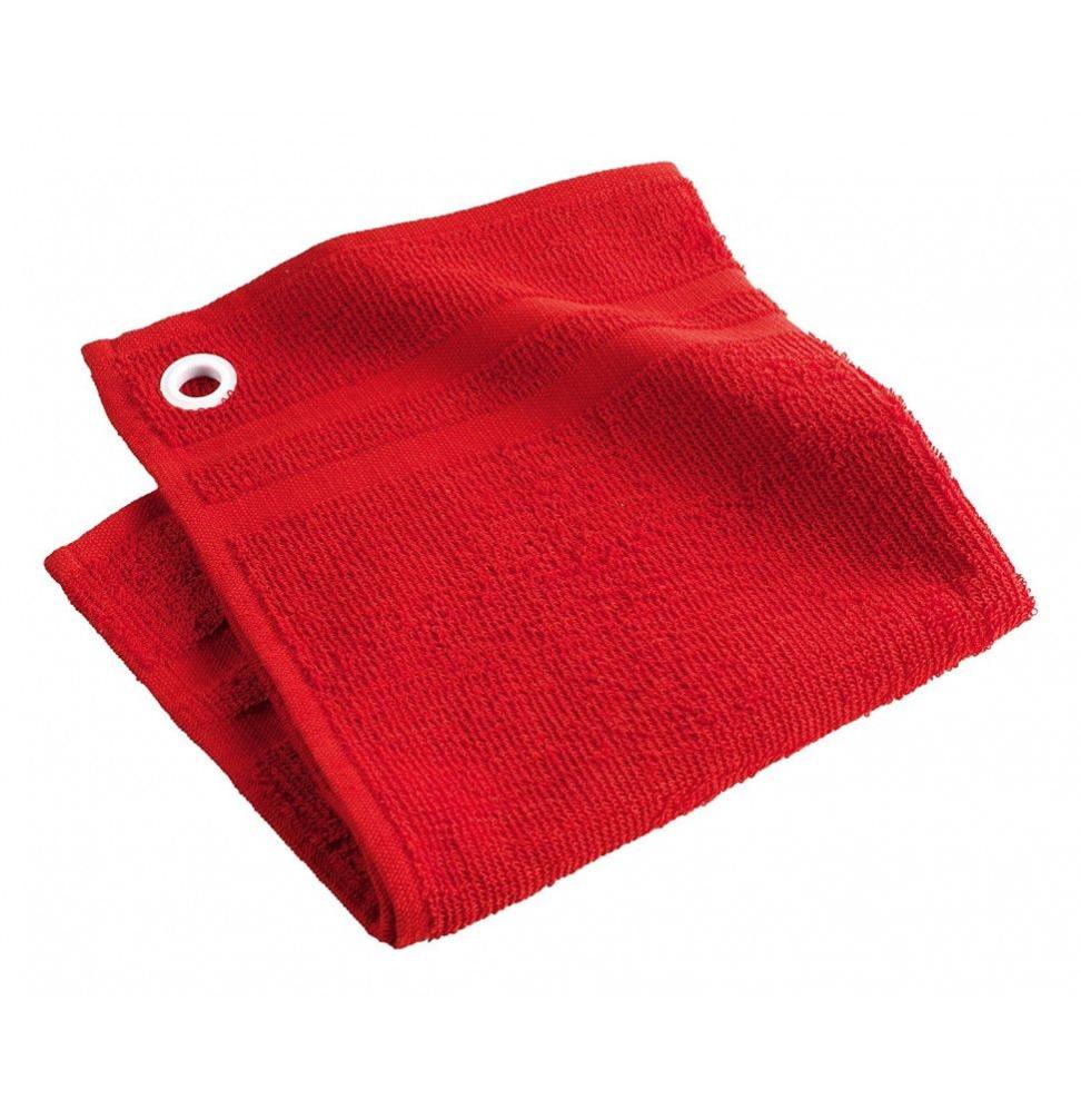 Essuie-mains éponge Petite Taille Fond Rouge - Lots, Rouge