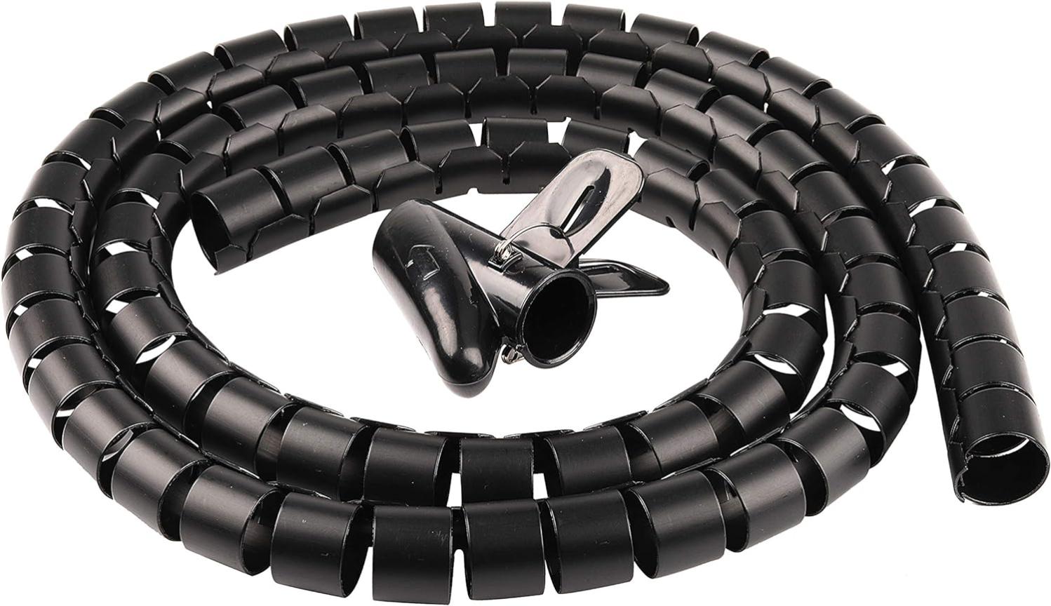 Sourcing Map Gaine Flexible En Spirale Pour Gestion Des Câbles - 14 Mm