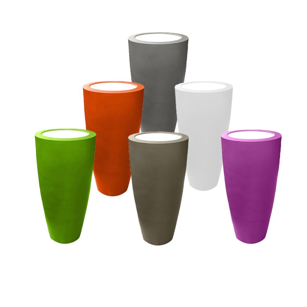 Lot De 6 Grands Pots De Fleurs En Terre Cuite Avec Soucoupes - 30 Cm De Diamètre, Résistants Aux Intempéries - Design Méditerranéen