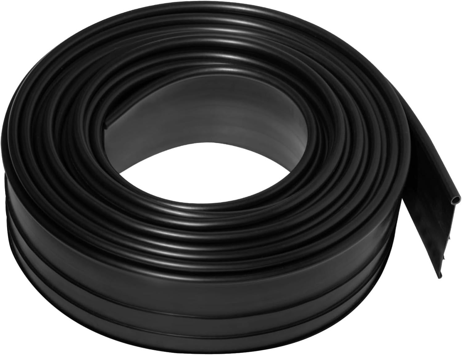 WOLTU Bordure de pelouse Flexible en Plastique avec Bord supérieur Rond