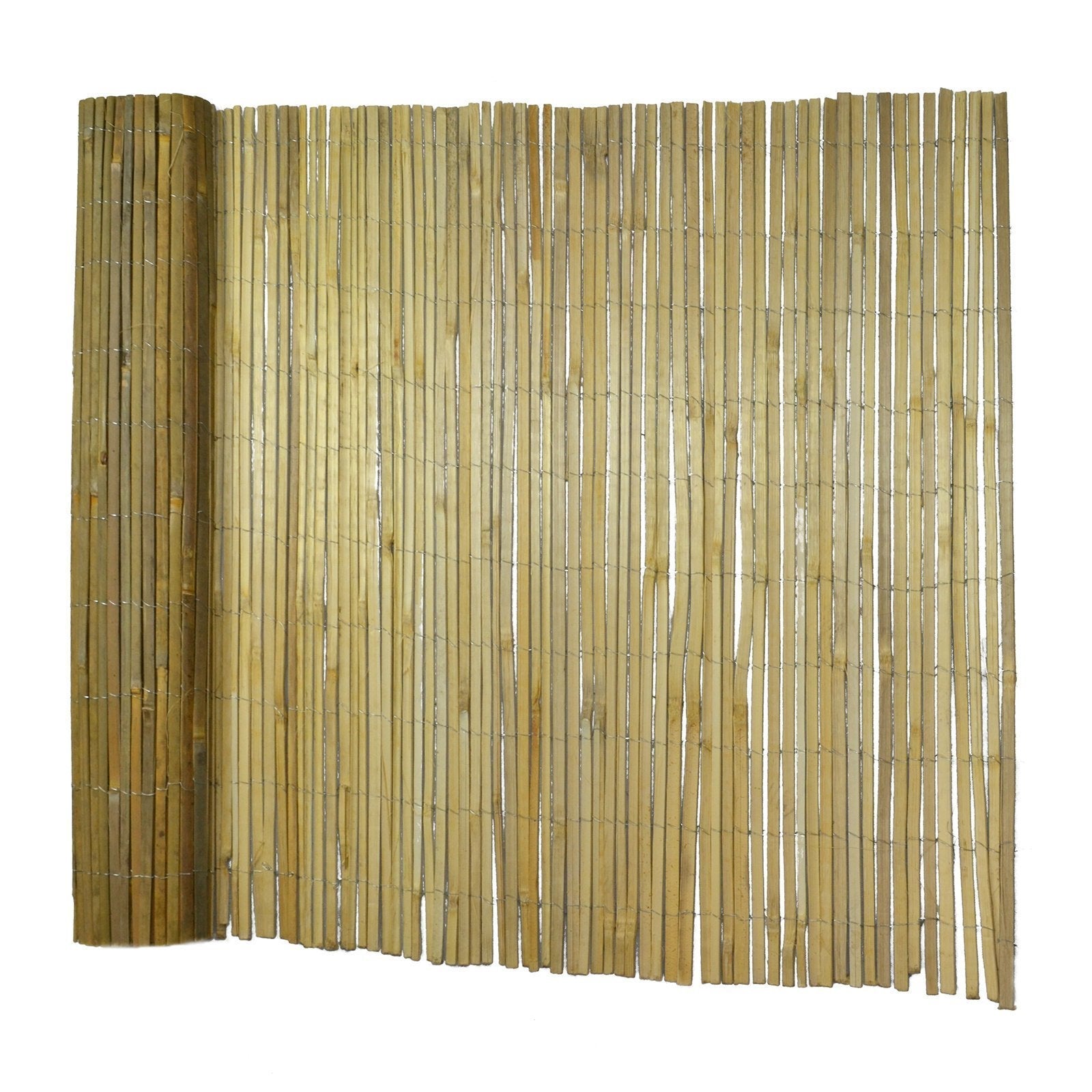 KARAT >Brasil, Canisse en bambou fendu naturel, Clôture en bambou parevue coupevent naturel