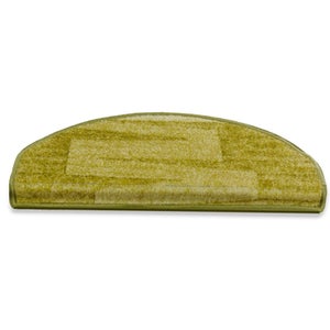 Marchettes D'escalier Adhésives Via Veneto En Velours – Antidérapantes, Design élégant (Beige, 65x23.5 Cm)
