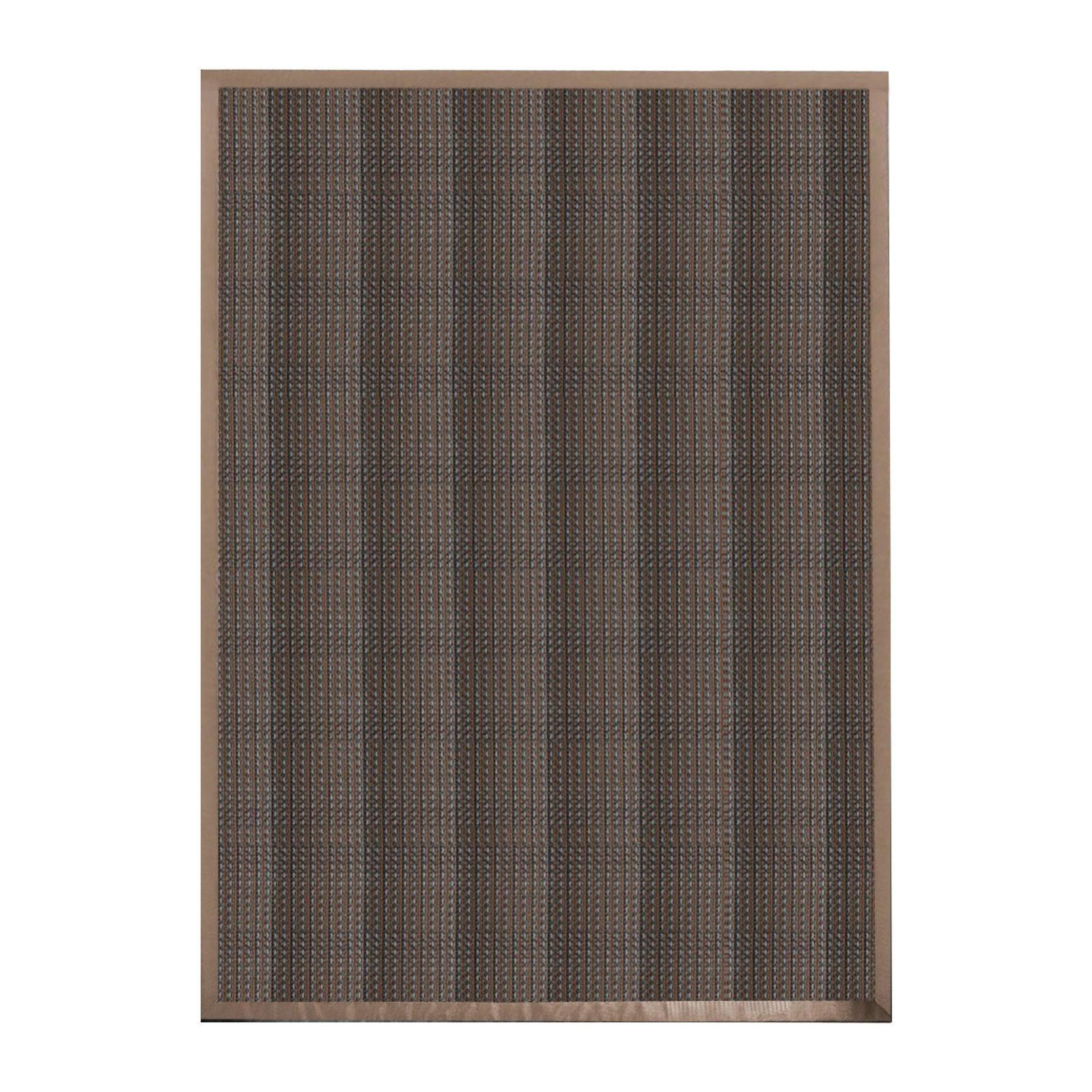 Tapis D'Extérieur JEMIDI 90x150 Cm | Polypropylène | Résistant Aux Intempéries | Gris | Pour Terrasse, Balcon, Jardin
